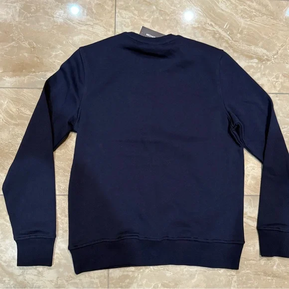 Michael Kors Mens Logo Navy Blue Long-sleeved Sweatshirt. New with tags. - Picture 4 of 4